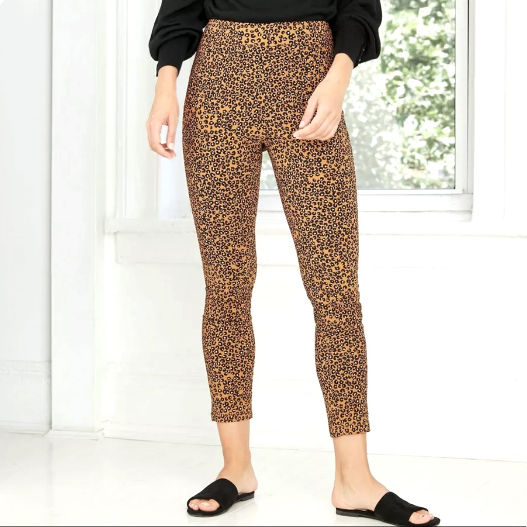 Cheetah Print Capri Pants Whowhatwear